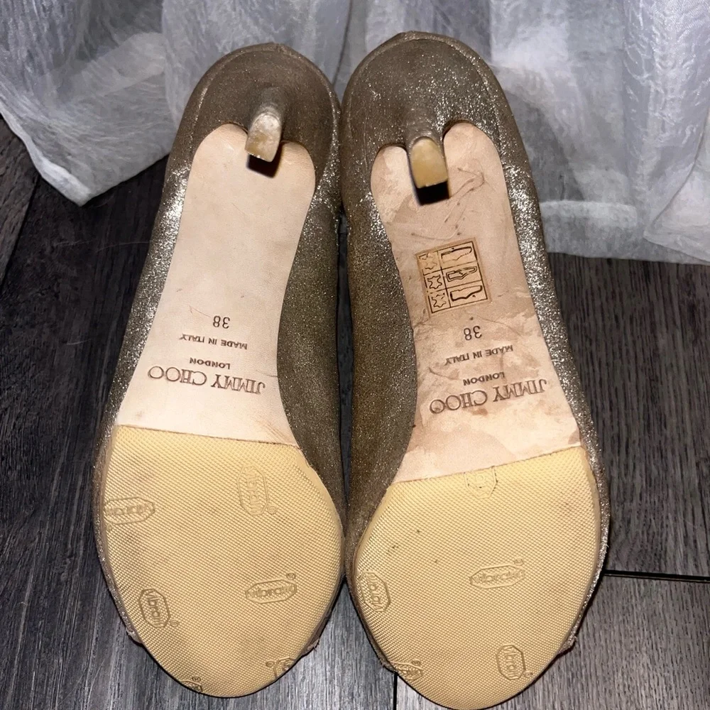 Jimmy Choo Brenna Metallic Heel - Picture 8 of 10